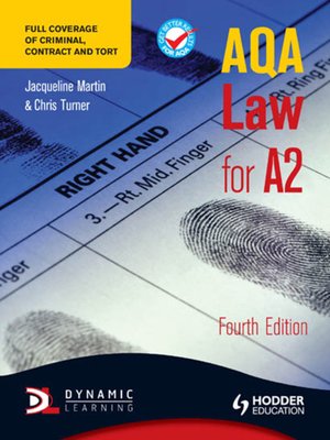 cover image of AQA Law for A2